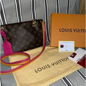 LOUIS VUITTON Lorette crossbody tote monogram handbag purse